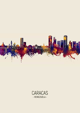 Caracas Skyline Venezuela