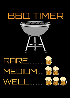 BBQ Timer Barbecue Lover
