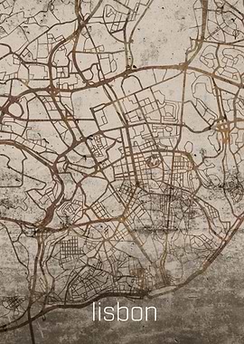 Lisbon City Rusty Street