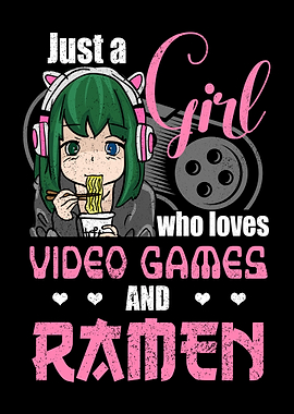 Gamer Girl Anime Ramen
