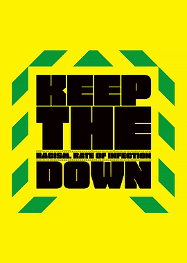 Keep The R Down BLM Art