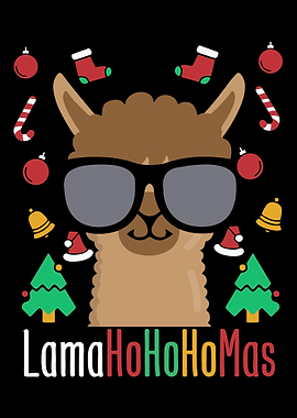 Christmas Animal Lama