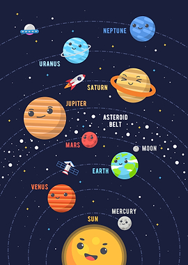 solar system cute