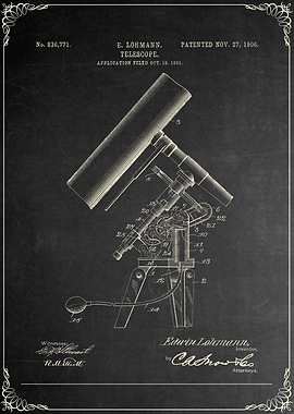 Telescope Patent Blueprint