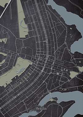 Brasilia Downtown Map