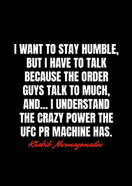 Khabib Nurmagomedov Quotes