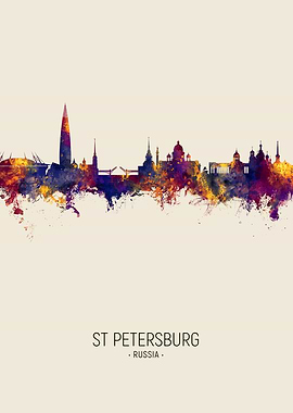 St Petersburg Skyline