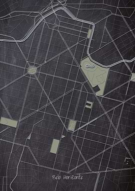 Belo Horizonte Downtow Map