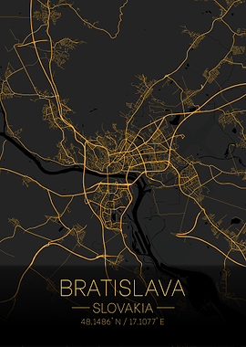 Bratislava City Map