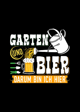 Garten Bier Gartenarbeit