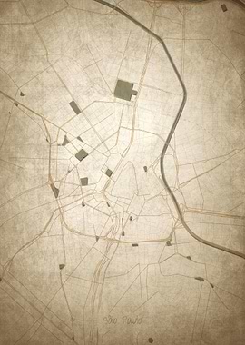 Sao Paulo Downtown Map