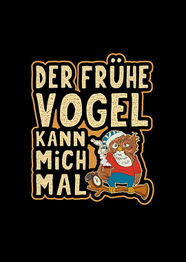 Frhe Vogel Kaffee Eule