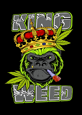King Weed Marijuana Joint