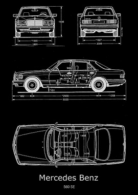 Mercedes Benz 560 SE