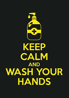 keep calm wash your hands