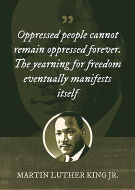 Oppressed people cannot