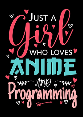 Anime and Programming Girl
