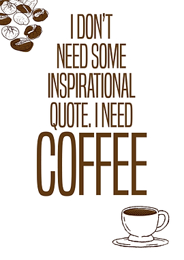 I Need Coffee Wall Art