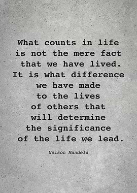 Nelson Mandela Quote L008