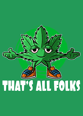 Thats All Folks Leaf
