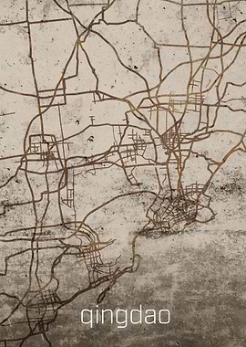 Qingdao Rusty Street Map
