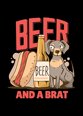 Sausage Dog and Beer