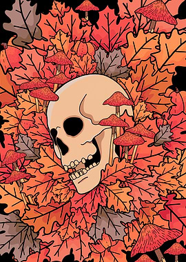 The skull of autumn