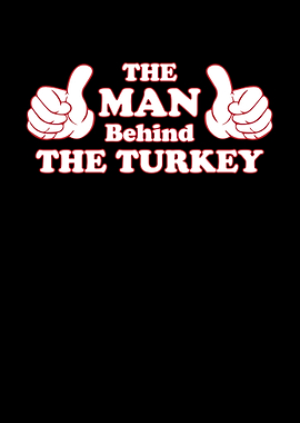The man behind the turkey