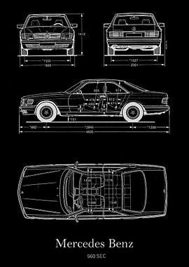 Mercedes Benz 560SEC 1990