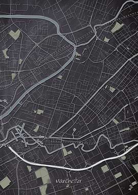 Manchester Downtown Map