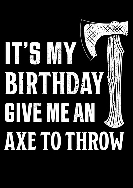 Birthday Axe Throwing Gift