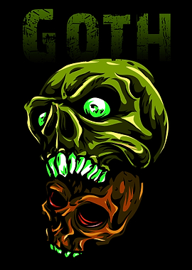 Demon Skull Gothic Devil