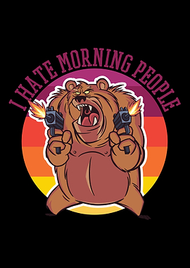 I Hate Morning People Bear