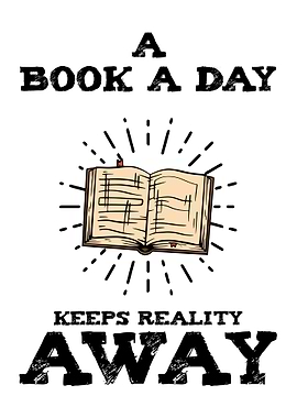 Funny Book Quote Decor