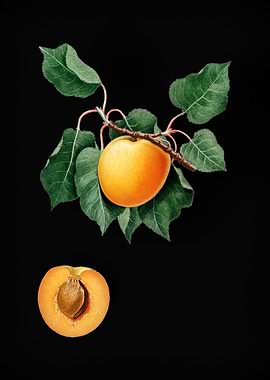 Vintage German Apricot Art