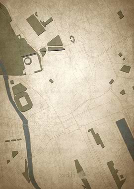 Cardiff Downtown Map