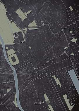 Cardiff Downtown Map