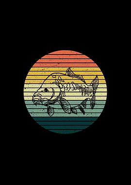 Vintage Karpfen Angeln