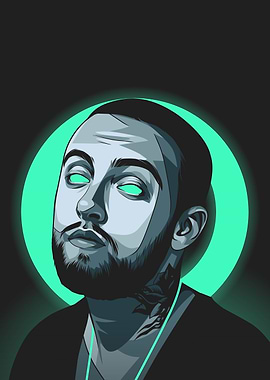 Mac Miller Neon Green