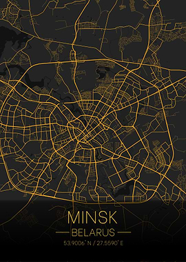 Minsk Belarus Citymap