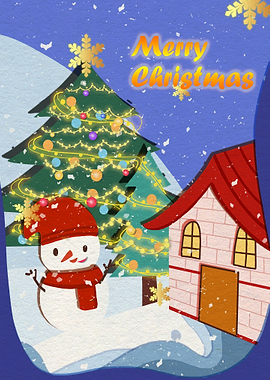 Merry Christmas Snowman