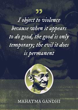 I object to violence