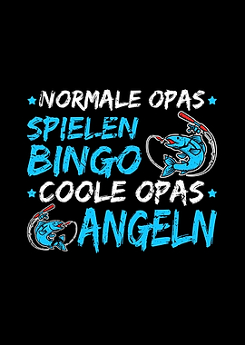 Angler Opa Geschenk Angel