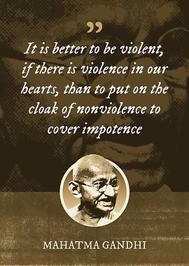 It is better to be violent