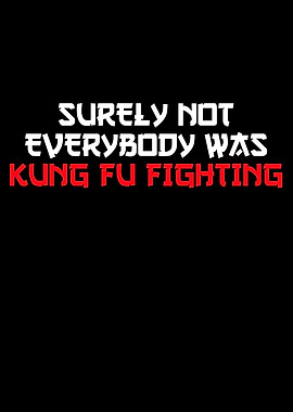 not kung fu fighting