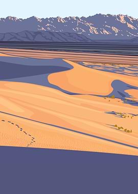 Mojave travel poster