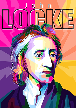 John Locke In wpap style