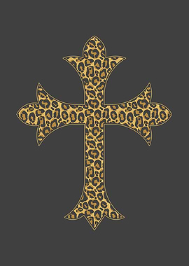 Cross With Leo Pattern