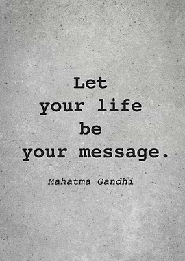 Mahatma Gandhi Quote L029