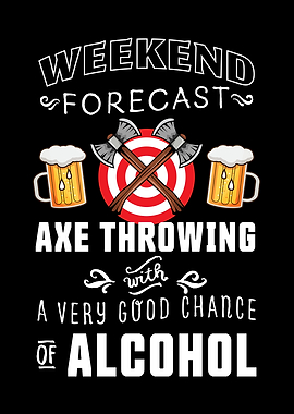 Axe throwing and Beer Gift